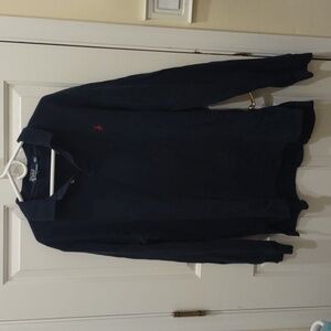 Men's blue Polo Ralph Lauren fleece long sleeve shirt size XXL
